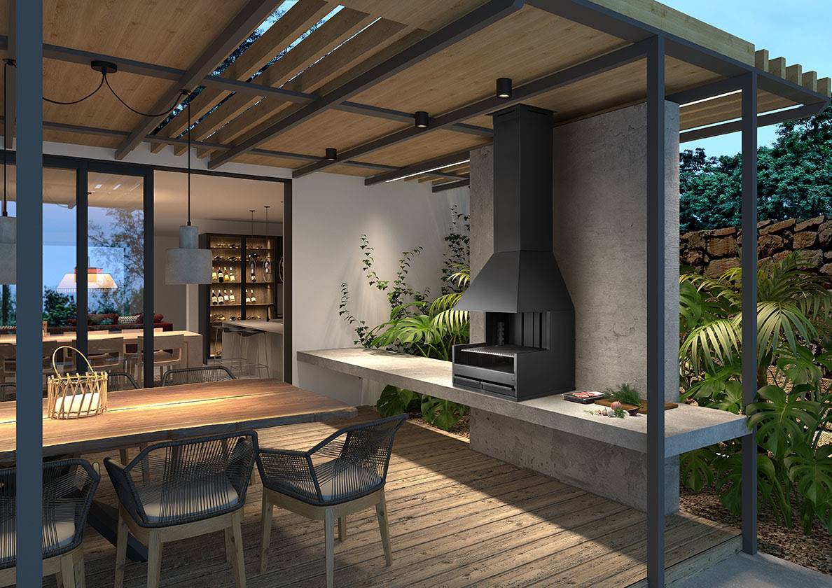 BARBECUE ROCAL disponible chez COURTOIS Cheminées