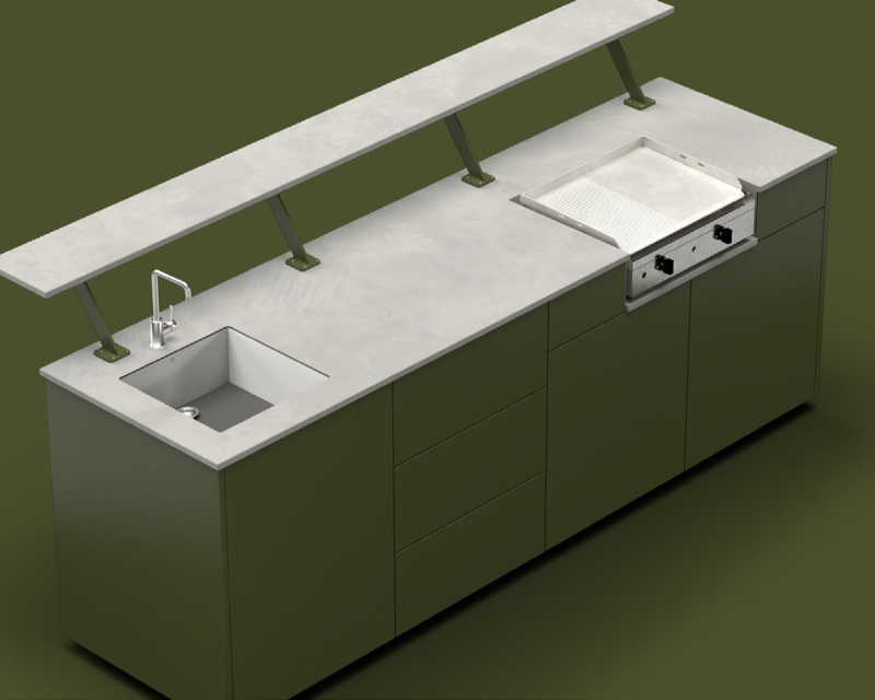 Cuisine extérieure ASPIC - Présentation N°6 par CUISINE Outdoor à Toulouse