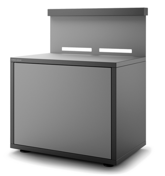 Meuble Support pour plancha noir et gris clair à Toulouse