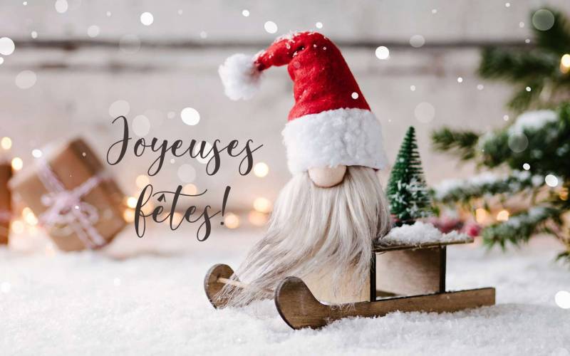 Fermeture pour congés de Noël